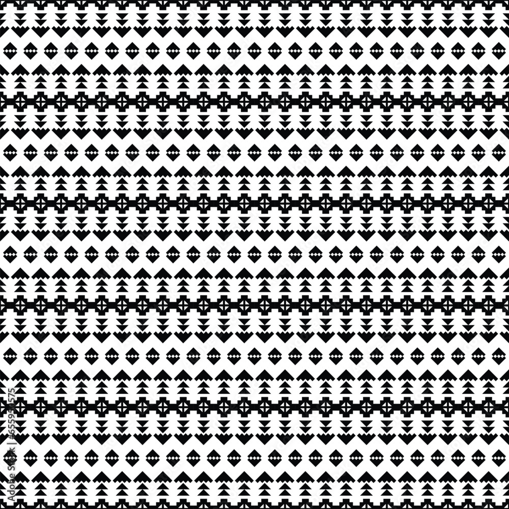 Geometric seamless stripe pattern. Tribal with contemporary style. Ethnic oriental. Monochrome decor. Design for weaving and printing fabric. Geometric seamless stripe pattern. Tribal with contemporary style. Ethnic oriental. Monochrome decor. Design for weaving and printing fabric.