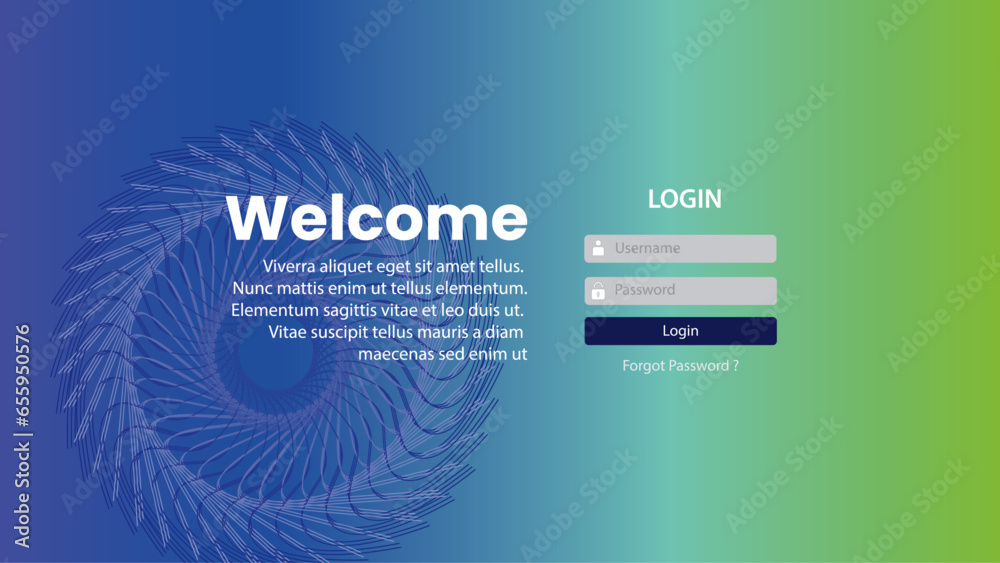 vector, editable, background, Registration and Login Form. Colorful gradient. Registration and login form page.
Professional web design, complete elements.
