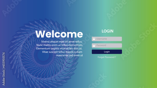 vector, editable, background, Registration and Login Form. Colorful gradient. Registration and login form page.
Professional web design, complete elements.