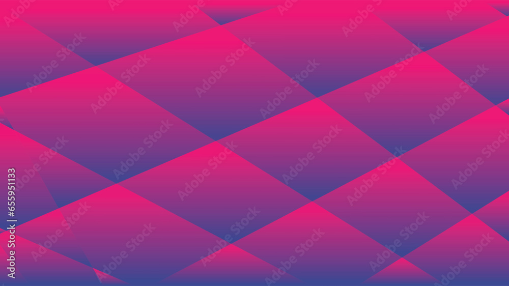 Fototapeta premium Purple and red gradient polygon abstract background
