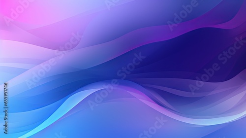 Abstract blue and purple gradient background with empty space for text or design elements