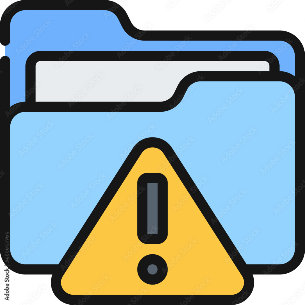 Warning Folder Icon