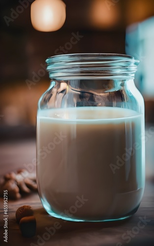 a milk jar 