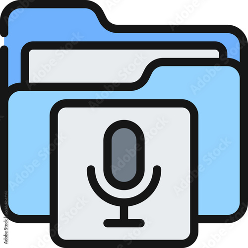 Audio Recording Folder Icon