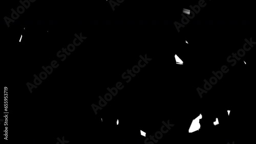 Animation Black and White video transition