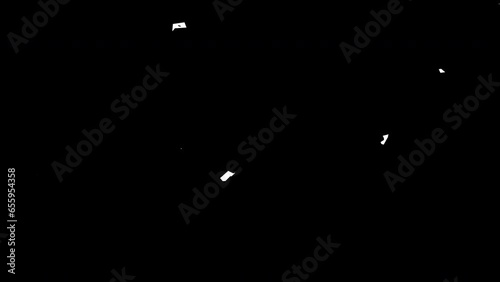 Animation Black and White video transition