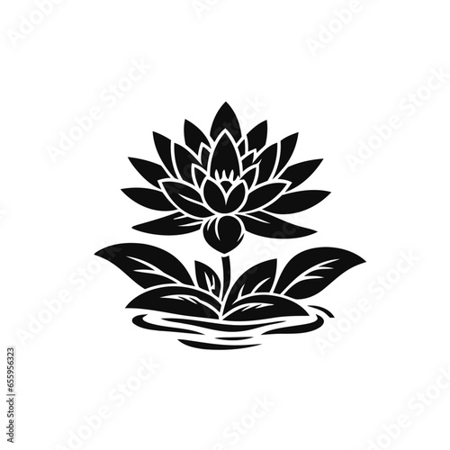 Fototapeta Naklejka Na Ścianę i Meble -  water lily icon