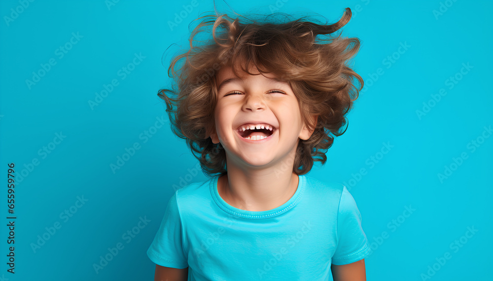 Cute boy, smiling and laughing Cute boy, smiling and laughing