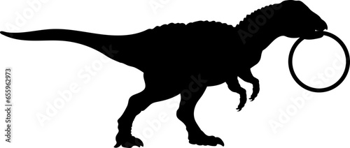Scutellosaurus Dinosaur Silhouette. Dinosaur SVG Types of dinosaurs Dinosaur name breeds  photo