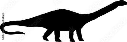Apatosaurus. Dinosaur Silhouette.  Dinosaur SVG Types of dinosaurs
