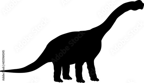 Camarasaurus. Dinosaur Silhouette.  Dinosaur SVG Types of dinosaurs
