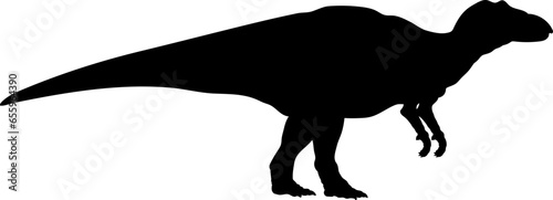 Maiasaura. Dinosaur Silhouette.  Dinosaur SVG Types of dinosaurs
