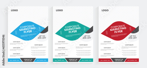A4 size corporate agency flyer design, business simple style a4 customize leaflet, modern editable creative element branding handout design