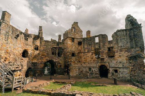 Dirleton, East Lothian , Scotland, UK - September 2023 Walk around Dirleton Castle photo