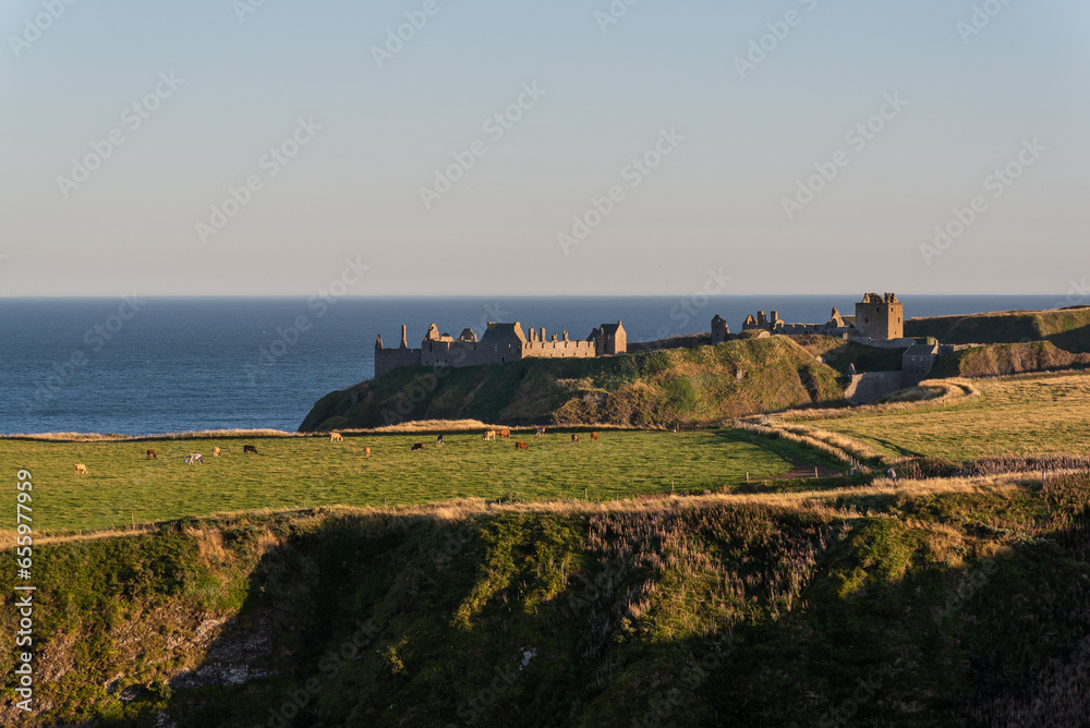 Dunnottar Castle is one of the most iconic place in scottish highlands. Castle is lying below Aberdeen in city of Stonehaven. Stunning coastline with lovely view on local landscape.