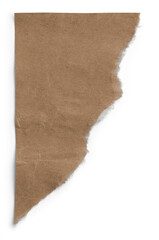 Brown Paper Kraft Torn Top Left Corner