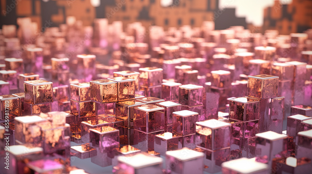 Abstract background with structure of cubes. Colorful cubes texture for technology backdrop. Abstract background with structure of cubes. Colorful cubes texture for technology backdrop.