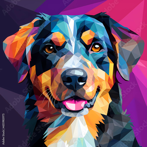 gradient dog