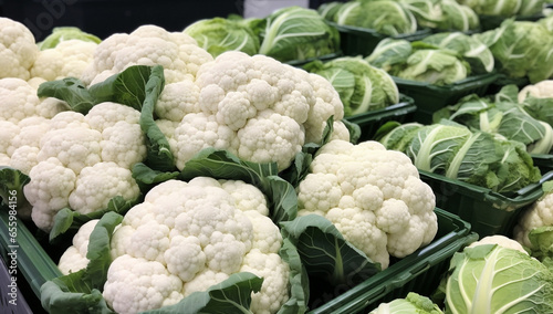 Ingredient fresh agriculture freshness vegetables organic market cauliflower cabbage healthy food
