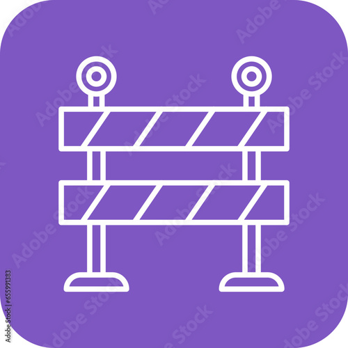 Road Barrier Icon