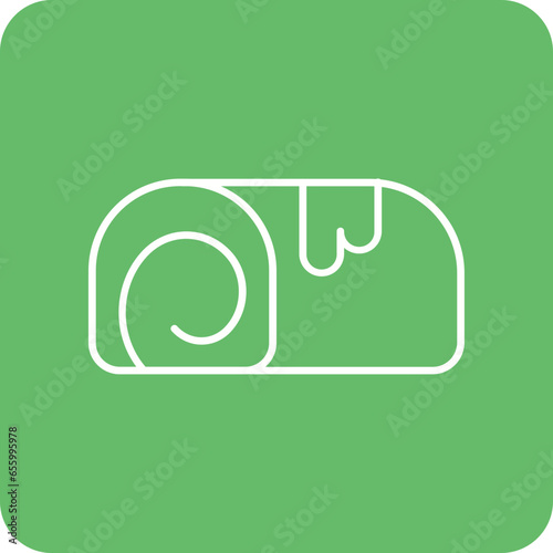 Swiss Roll Icon