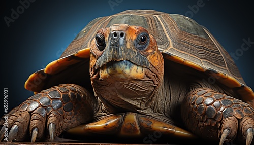 Turtle animal skin texture background photo