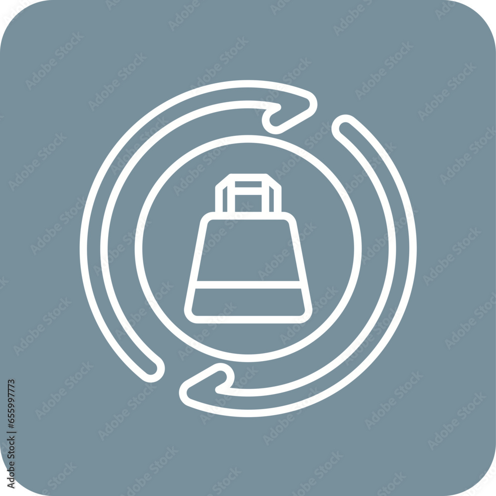 Obraz premium Recycle Bag Icon
