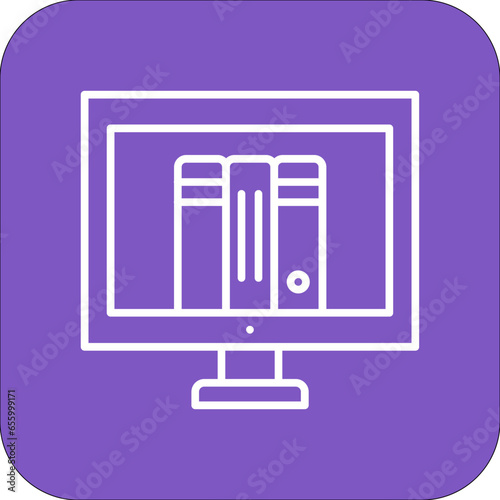 Online Library Icon