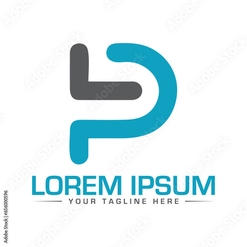 LP letter logo design creative and modern logo design