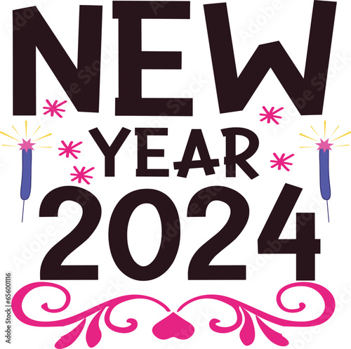Happy New Year SVG Design