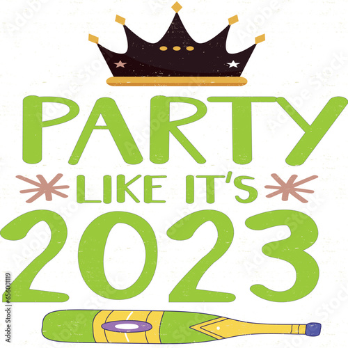 Happy New Year SVG Design