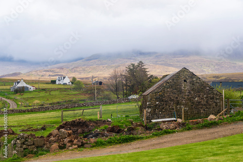 isle of Skye, springtime landscape, Scotland, UK photo