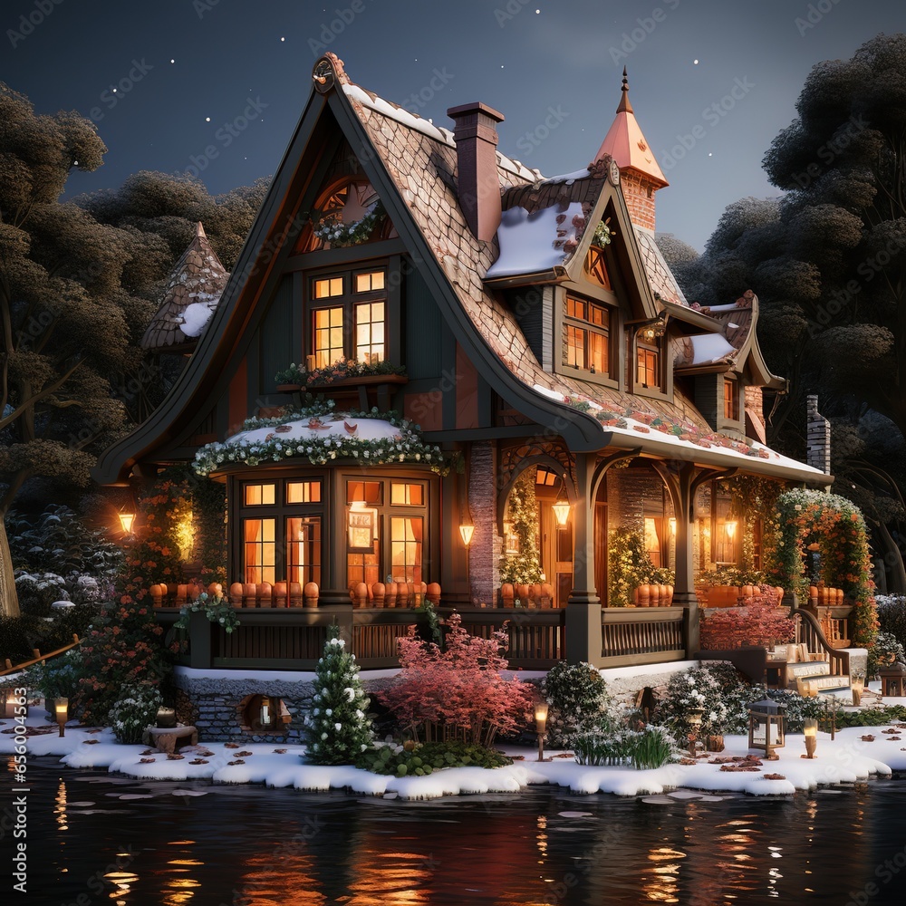Fototapeta premium A beautiful environment of the world during Winter