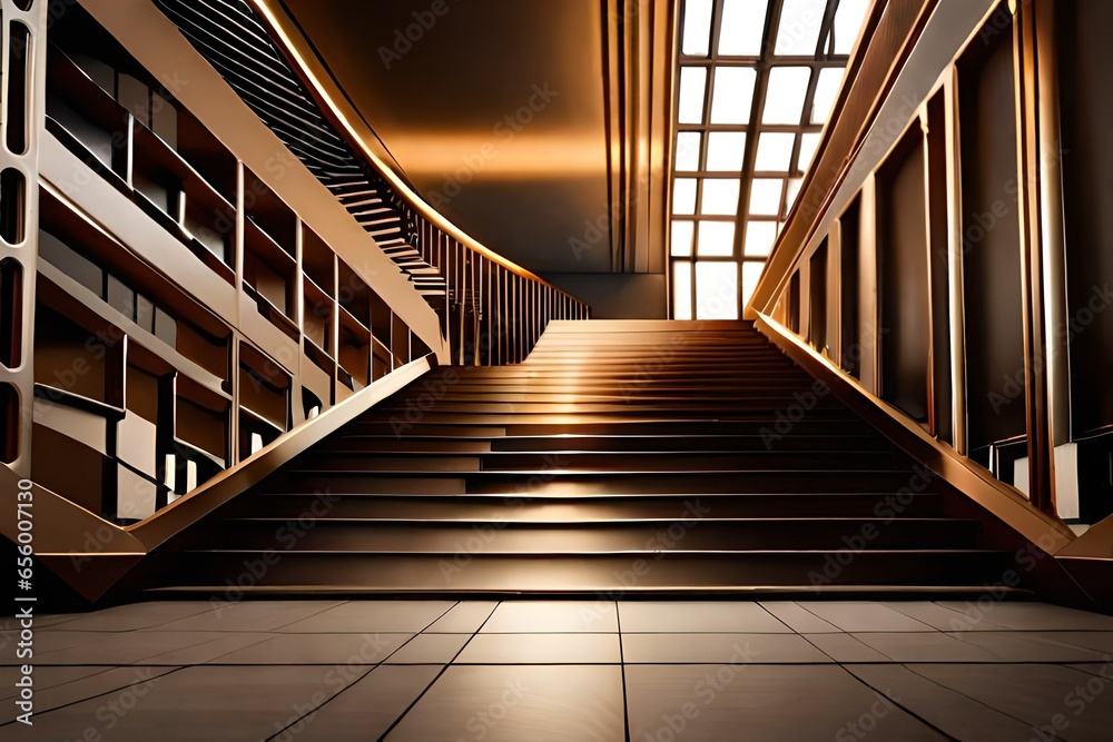 Obraz premium corridor in a modern building