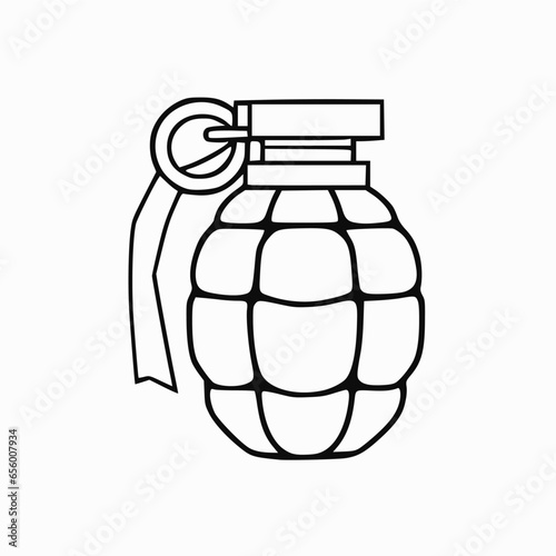 hand grenade illustration