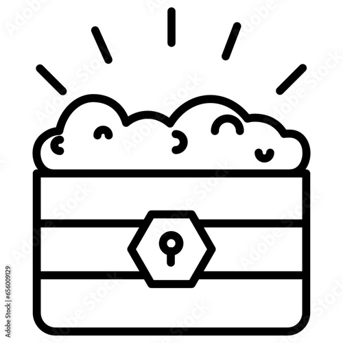 Outline Treasure icon