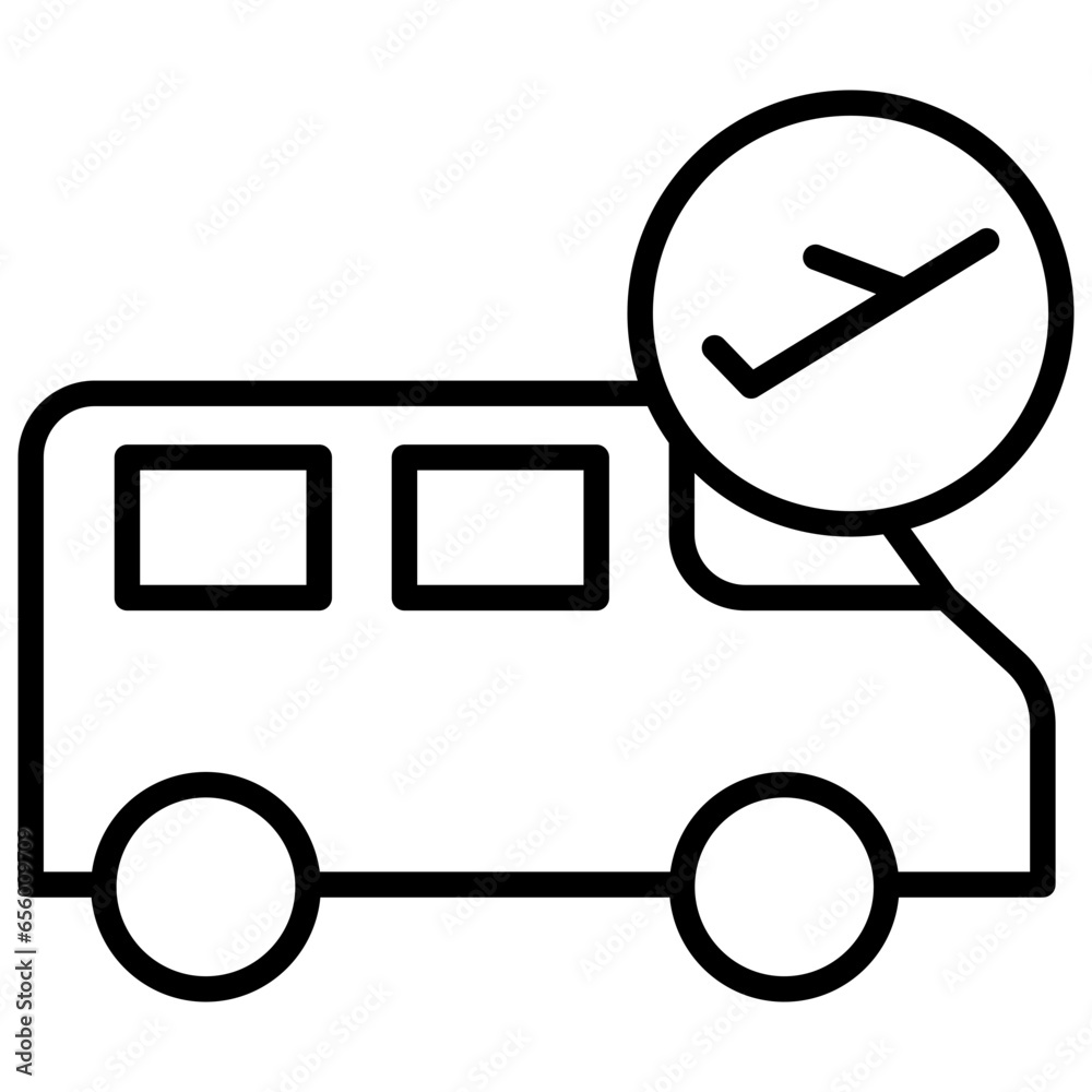 Outline Flight Van icon Outline Flight Van icon
