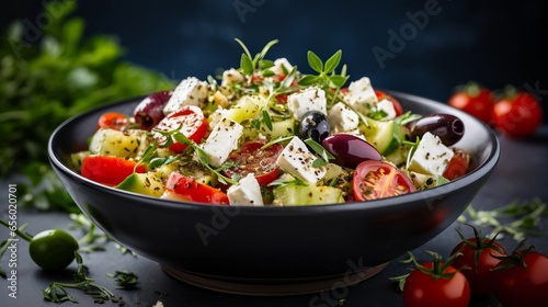 salad with vegetables