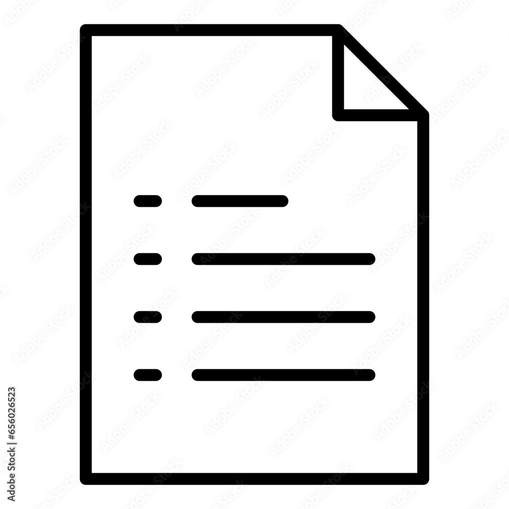 Outline File icon Outline File icon