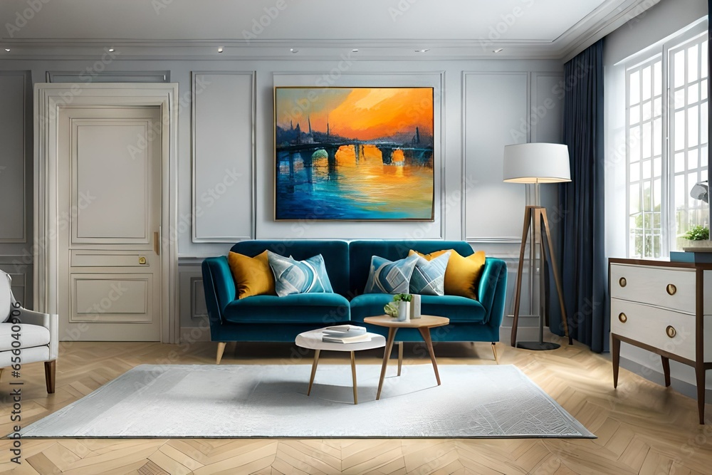 Fototapeta premium modern living room