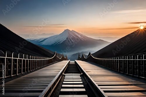 bridge in the mountains