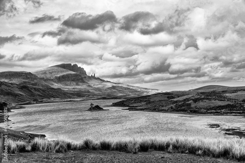 isle of skye  scotland  spring landscape