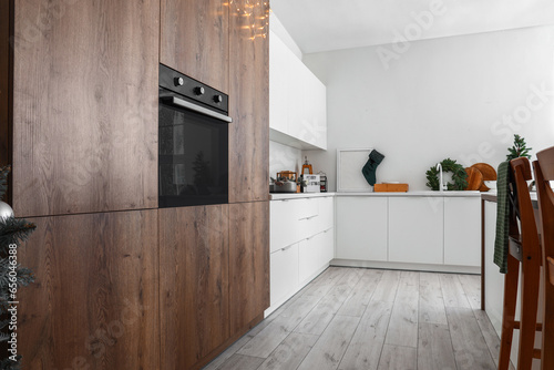 Interior of modern kitchen ...