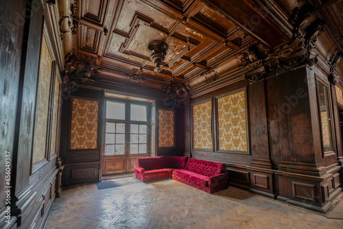 Haunted Abandoned Baroque-Classical Palace: A Spine-Tingling Tale of Eerie Elegance and Ghostly Grandeur