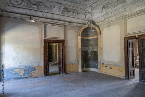 Haunted Abandoned Baroque-Classical Palace  A Spine-Tingling Tale of Eerie Elegance and Ghostly Grandeur