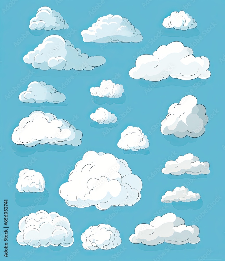 Cloud vector illustration