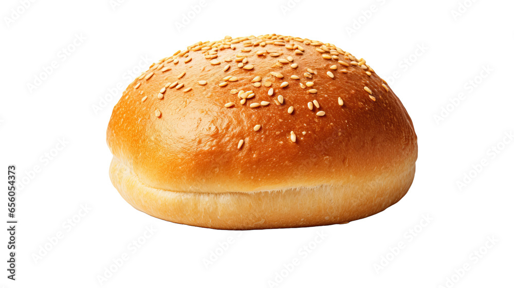Fresh baked wheat bun isolated on a transparent or white background Fresh baked wheat bun isolated on a transparent or white background