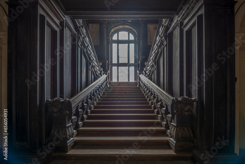 Haunted Abandoned Baroque-Classical Palace  A Spine-Tingling Tale of Eerie Elegance and Ghostly Grandeur