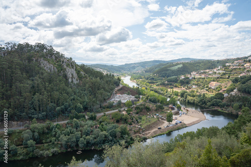 Paisagem da região de Penacova, distrito de Coimbra, Portugal