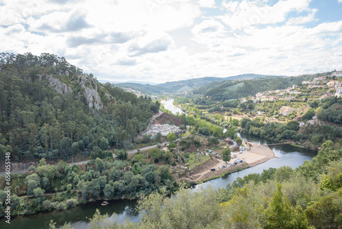 Paisagem da região de Penacova, distrito de Coimbra, Portugal
